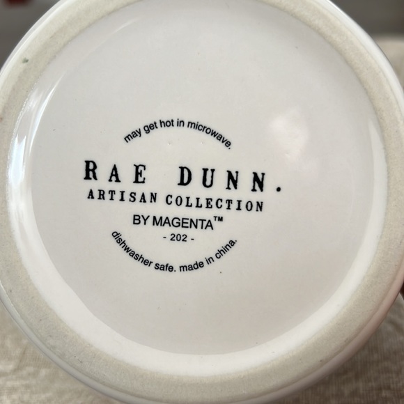 Rae Dunn Bah Humbug Coffee Mug Raccoon Green Short - Picture 4 of 5